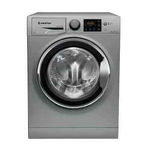 ARISTON - Front Loading Digital Washing Machine 9 KG Silver - RPG9447SXEX