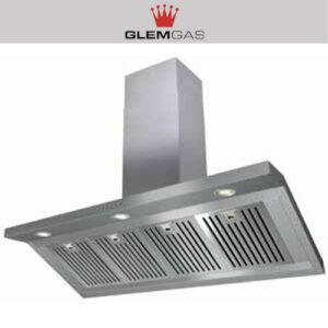 GLEM GAS - chimney hood Soft light controls 120 cm - GHB127IX