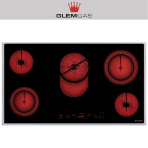 GLEM GAS - Electrical Ceramic Built In Hob 5 High Light Zones 90 cm - GTH96TIX